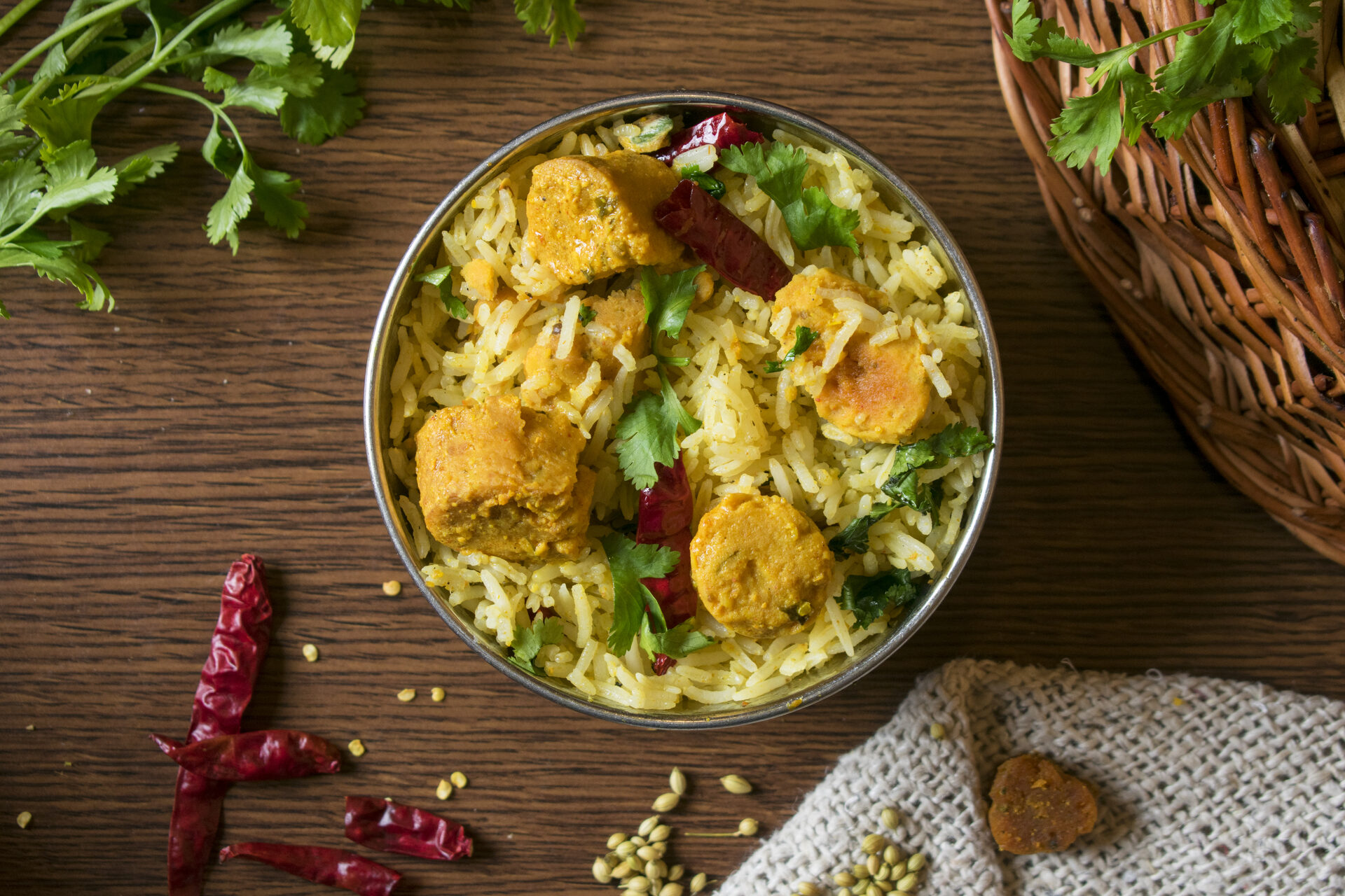 Jodhpuri Gatta Pulav