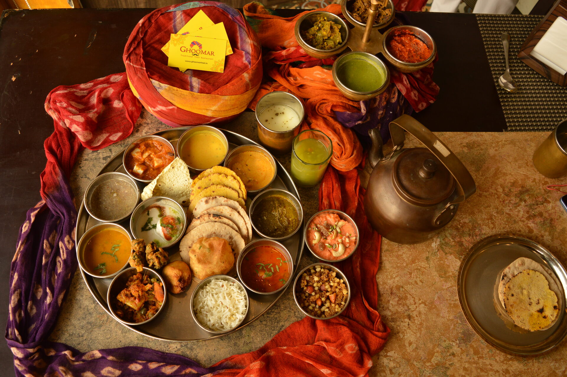 Complete Ghoomar Thali