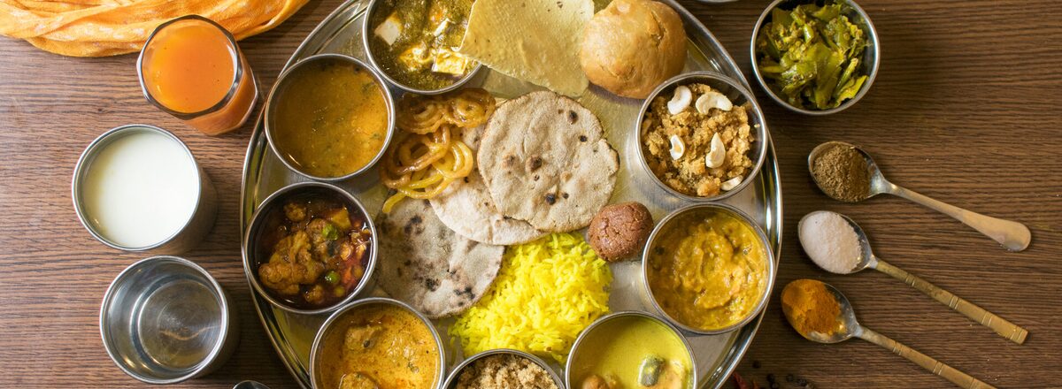 Serving Thali